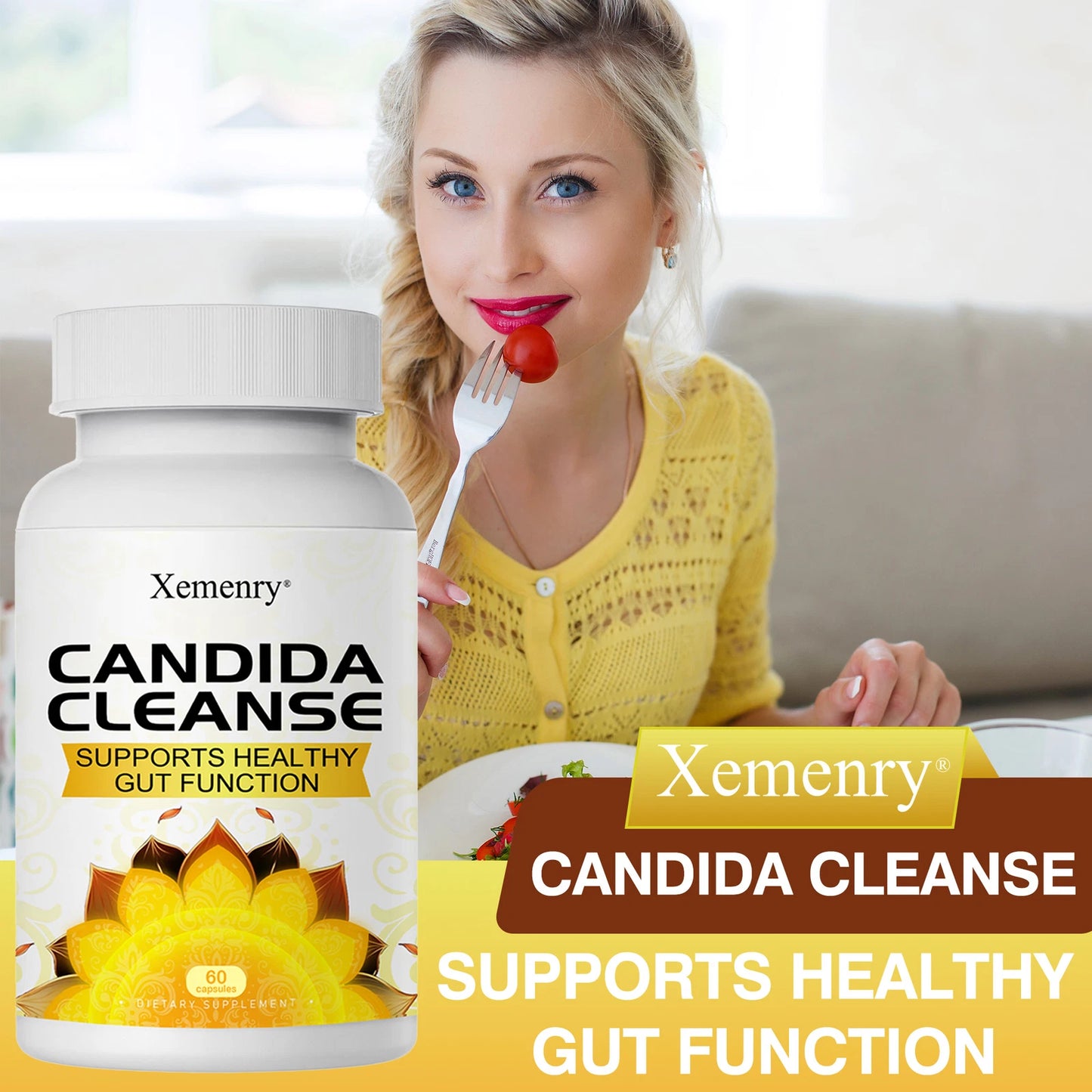 Super Oferta CandidaBalance Reduce hinchazón y gases, mejorando la salud intestinal.